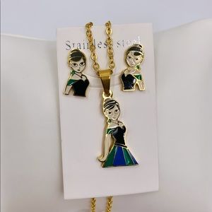 Girls jewelry set ANA stainless steel